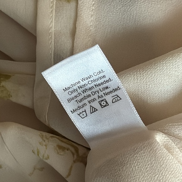 Coldwater Creek Green Floral Blouse - Picture 6 of 7